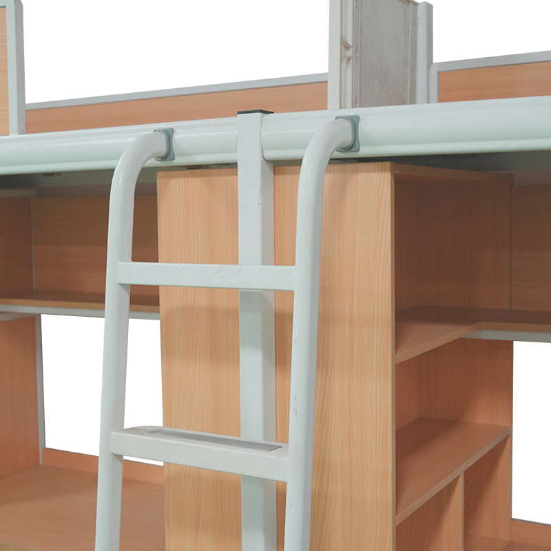 Combinación de Cama Doble para Dormitorio con Armario y Escritorio