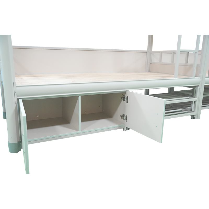 Cama Litera para Cuatro Personas en Dormitorio con Armario para Estudiantes