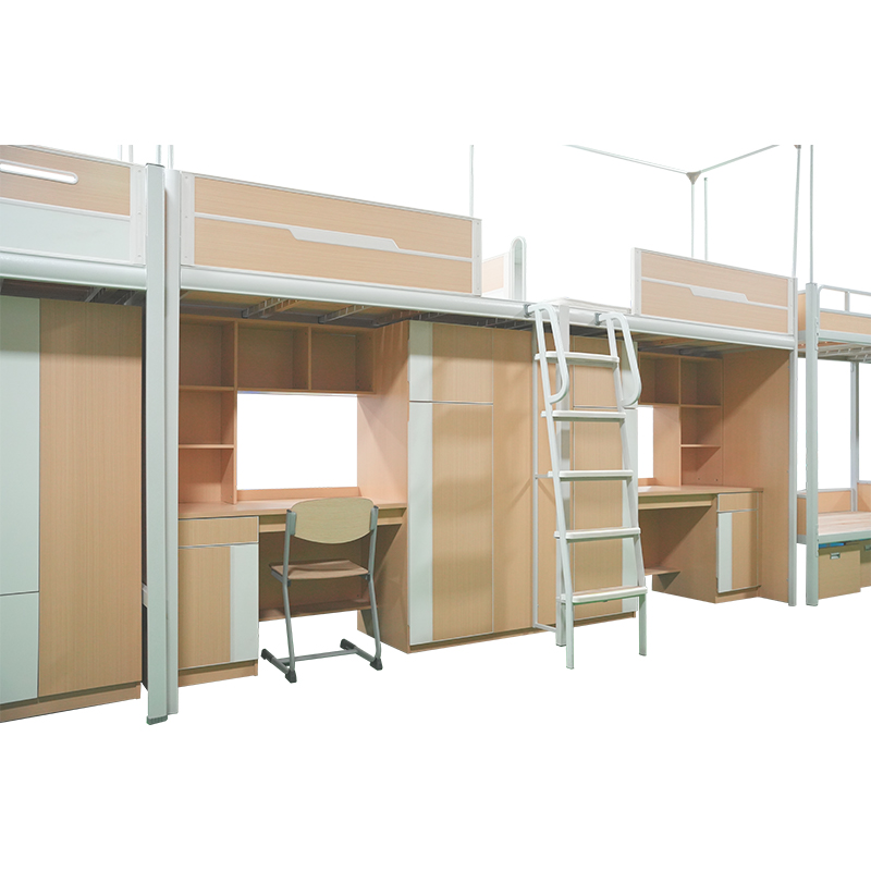 Cama Litera Moderna y Segura para Dos Personas con Escritorio