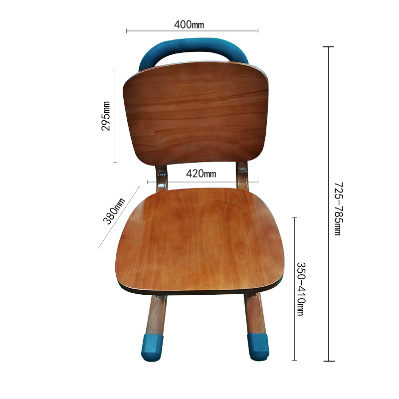 Mesa y silla para estudiantes de madera individual para la escuela