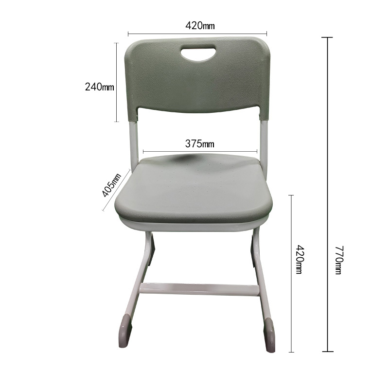 Silla y silla de la escuela de aprendizaje cómodo moderno