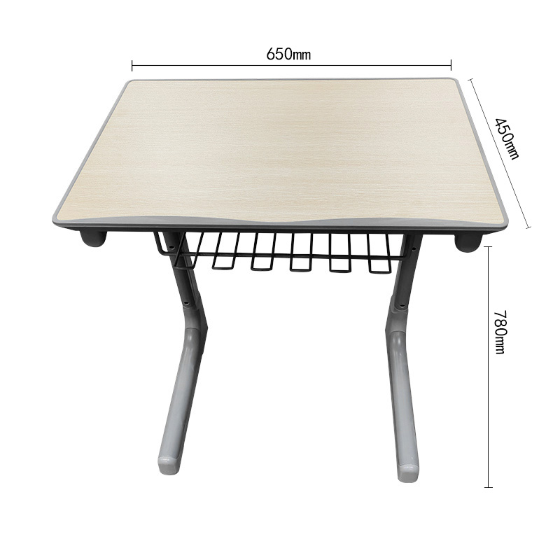Mesa y Silla Fija de Altura para Aula Individual