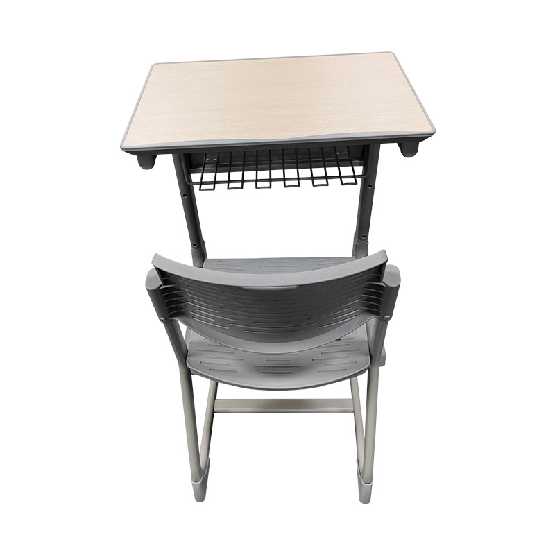 Mesa y Silla Fija de Altura para Aula Individual