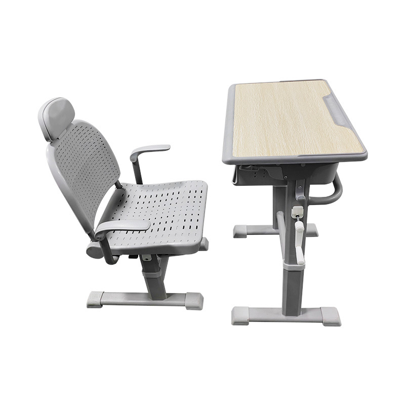 Mesa y Silla Escolar Ajustable en Ángulo y Altura