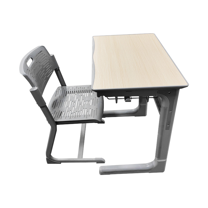 Mesa y Silla Fija de Altura para Aula Individual