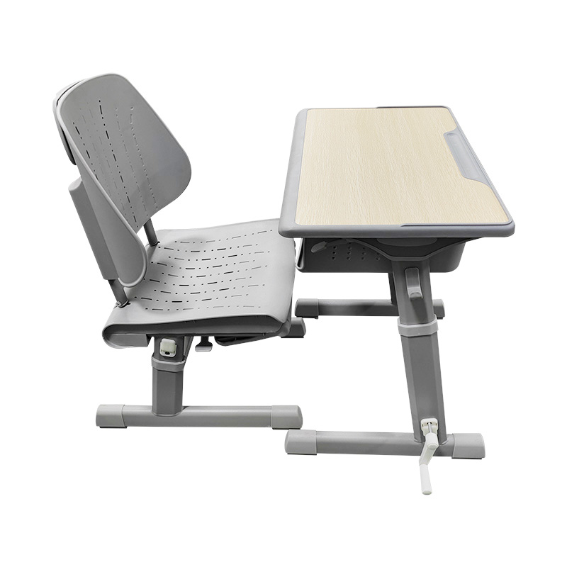 Conjunto de Mesa y Silla Ajustable y Duradero para Aula